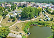 Camping an der Oder
