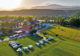 Stellplatz beim Gasthof Roseggerhof