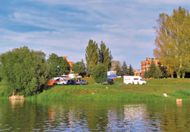 Camping an der Oder