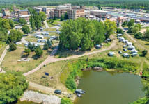 Camping an der Oder